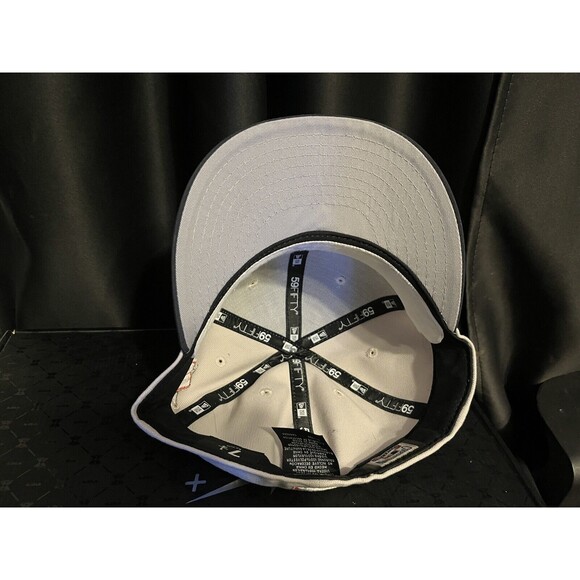 7 1/4 - Boston Red Sox Fitted Hat - Kennedy Stone Navy Ripstop STYLL Mens Unisex - Picture 8 of 9